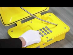 هاتف SOS صناعي مقاوم للعوامل الجوية في الهواء الطلق مع لوحة مفاتيح كاملة في الشركة المصنعة الأصلية