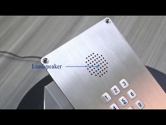 هاتف غرفة نظيفة SS مثبت على الحائط بدون استخدام اليدين مقاوم للماء