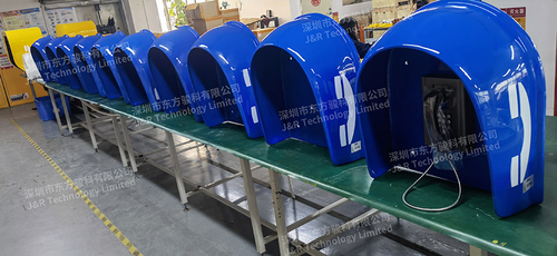 أخبار الشركة الأخيرة عن أخبار إنتاج J&R: تم تركيب هاتف هاتف JR-TH-04 الصوتي + JR204-FK ضد التخريب في مشروع مصنع ألمانيا!!