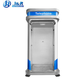 Noiseproof Emergency Hood Acoustic Phone Booth For Office , Stand Alone Installation