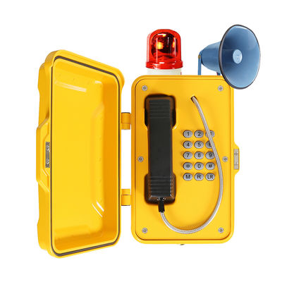 Full Keypad IP66 VoIP Wall Mounted Telephone SIP2.0 For Shipyard