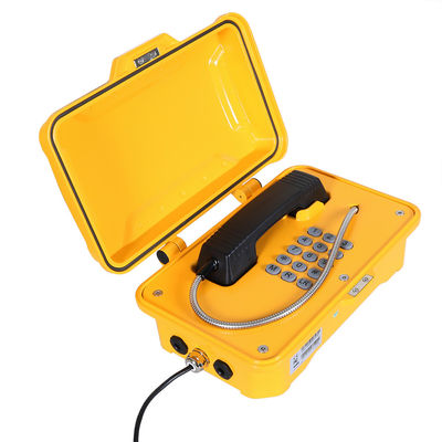 Full Keypad IP66 VoIP Wall Mounted Telephone SIP2.0 For Shipyard