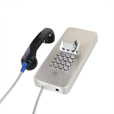 سعر جيد هاتف GSM معدني مقاوم للتخريب مع لوحة مفاتيح لمسية عامة IP65 SS الانترنت