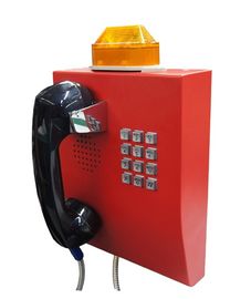 IP65 الطقس مقاومة الهاتف مع مصباح وامض، ومكافحة مخرب نفق الهاتف