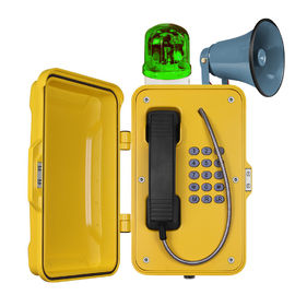 سعر جيد IP67 للماء الصناعي VoIP نفق الهواتف مع القرن والمنارة الانترنت