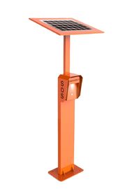سعر جيد 3G / 4G الطوارئ على جانب الطريق SIP Call Box الباردة الصلب المدرفلة IP65 مع لوحة للطاقة الشمسية الانترنت