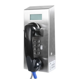 لوحة المفاتيح 95dB IP65 SIP شاشة عرض LCD للهاتف المخرب المقاوم