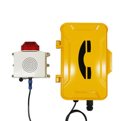 سعر جيد 90db هاتف VoIP صناعي قوي مقاوم للماء مع البث الانترنت
