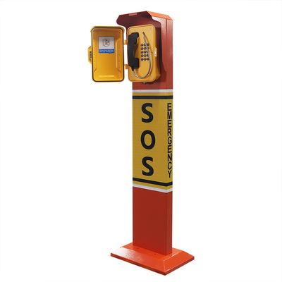 سعر جيد هاتف الطوارئ على جانب الطريق VoIP ، عمود الهاتف المقاوم للتخريب SOS الانترنت
